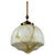 Art Deco Marbled Opaline Glass and Brass Pendant Light, Germany, 1930s For Sale - Image 18 of 18