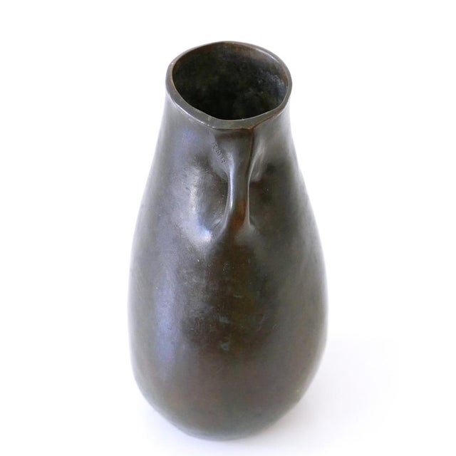 Mid-Century Modern Bronze Vase, Germany, 1960s For Sale - Image 15 of 18