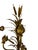 Metal Decorative Italian Gilt Metal Candle Sconces Bulrush Motif - A Pair For Sale - Image 7 of 13