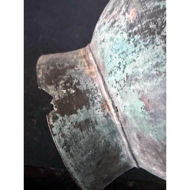 Medieval Islamic Bronze Ewer with Incised Motifs Seljuk Empire For Sale - Image 18 of 18