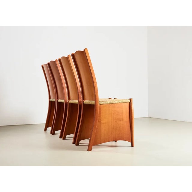 Driade Bob Dubois Dining Chairs by Philippe Starck for Driade Aleph, 1987, Set of 4 For Sale - Image 4 of 12