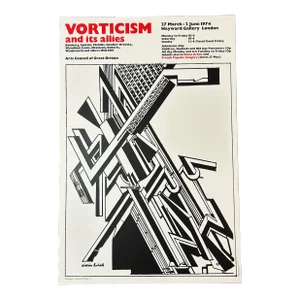 Hayward Gallery London William Robert’s Poster “st George and the Dragon”