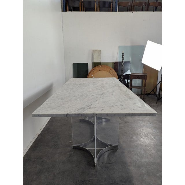 Large Table with Marble Top by Alessandro Albrizzi For Sale - Image 4 of 9