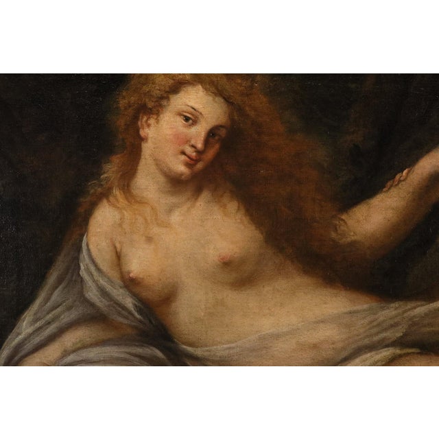 Federico Cervelli, Venus with Three Putti, Nude, 1680, Oil on Canvas For Sale - Image 12 of 14