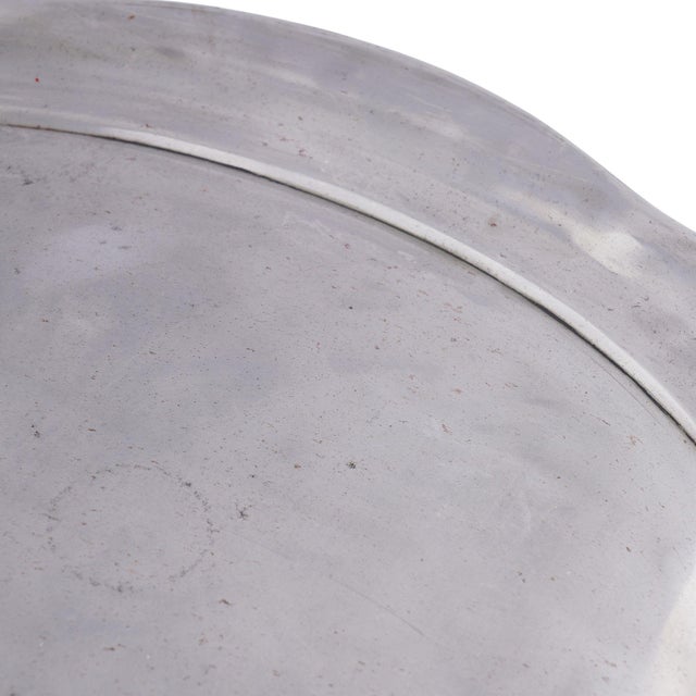 19th Century English Chippendale Shaped Polished Tin Tea Tray, C. 1830 For Sale - Image 5 of 7