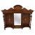 Antique Edwardian Inlaid Rosewood Overmantel Mirror For Sale - Image 12 of 12