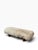 Mid Century Modern Sheepskin Upholstered Bench.