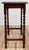 Wood Antique Pie Crust Top English Oak Barley Twist Side Table For Sale - Image 7 of 10
