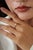 Not Yet Made - Made To Order Minimalist Heart Cut Diamond Pave Solitaire Ring With Size 7 in 14k Yellow Gold For Sale - Image 5 of 15