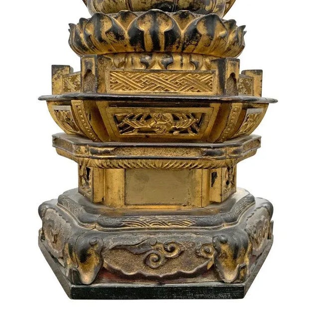 19th Century Edo Period Japanese Bodhisattva Shrine For Sale - Image 5 of 12