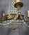 Vintage Chandelier in Bronze and Pampilles For Sale - Image 6 of 12