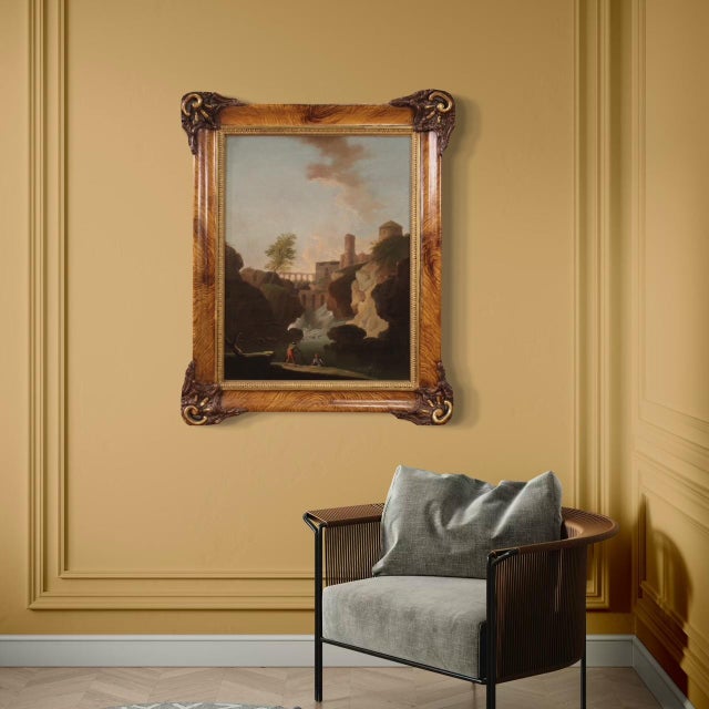 Italian Artist, Landscape, 1780, Oil on Canvas, Framed For Sale - Image 15 of 16