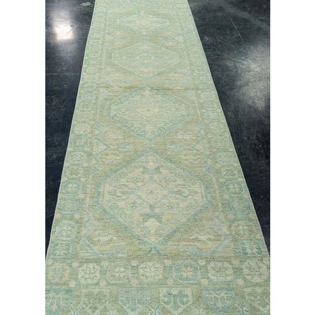 Early 21st Century Turkish Oushak Rug 2'10" x 10'6" #20040 For Sale - Image 5 of 8