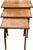 Nice set of three mid century nesting tables with awesome design!