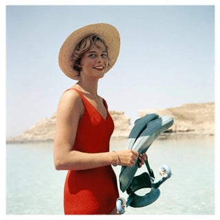 Slim Aarons, Marietine Birnie, Estate Stamped Photographic Print, 1959 / 2020s For Sale