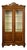 Wilhelminian Walnut Display Bookcase For Sale