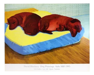 David Hockney, Dog 38, 1995, Paper