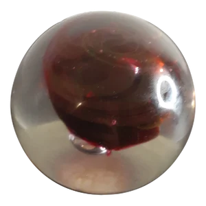 Signed 17/1000 Caithness Scotland 1975 Space Rose Paperweight