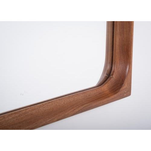 Wall Mirror with Teak Frame, Denmark, 1960s For Sale - Image 3 of 5