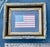 Rare and Fine Antique American Flag 1912 Staggered 48 Star Glazed Cotton in Antique Gilt Frame For Sale - Image 4 of 10