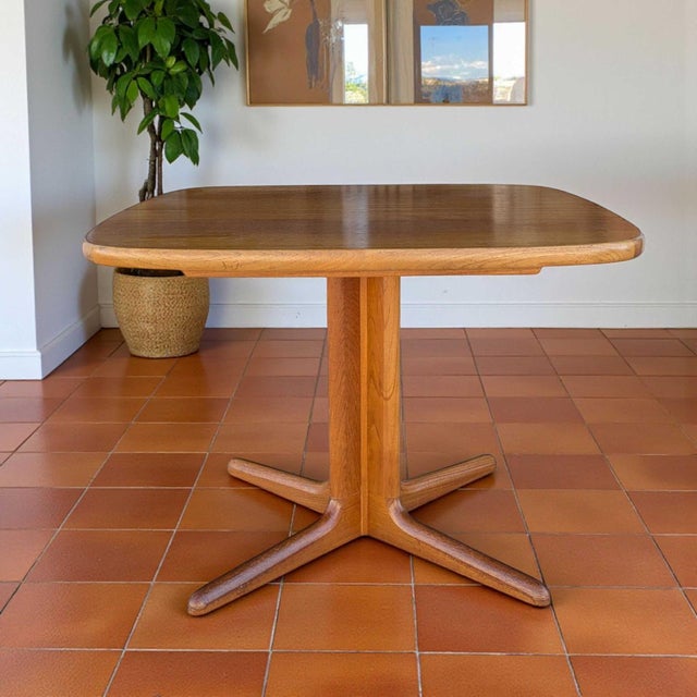 Refinished Scandinavian Modern Teak Square Dining Table, Mid-Century For Sale - Image 10 of 18