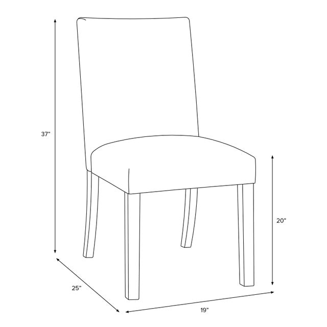Wood Dining Chair in Fawn Natural For Sale - Image 7 of 8