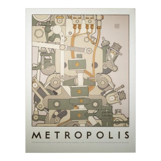 David Lance Goines, Metropolis, Poster 1981 For Sale