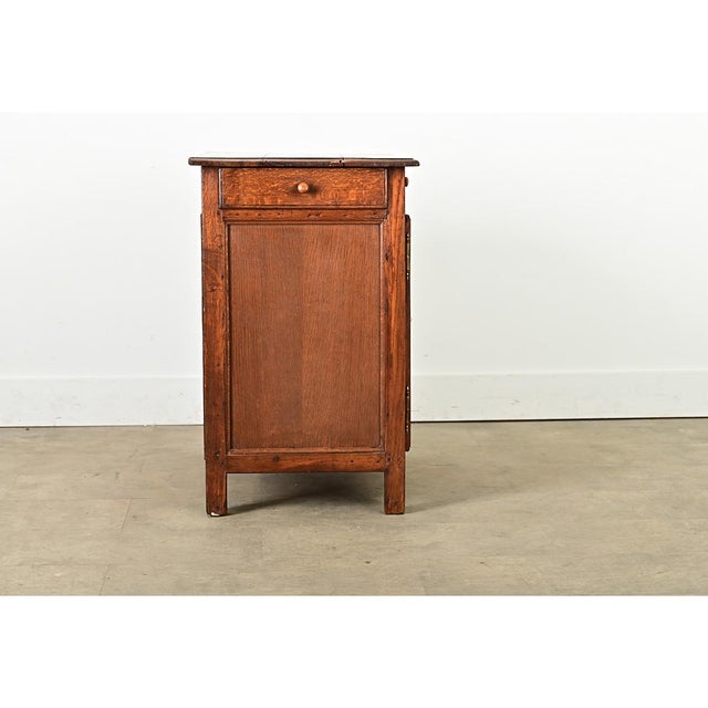 Wood French 19th Century Petite Oak Buffet For Sale - Image 7 of 9