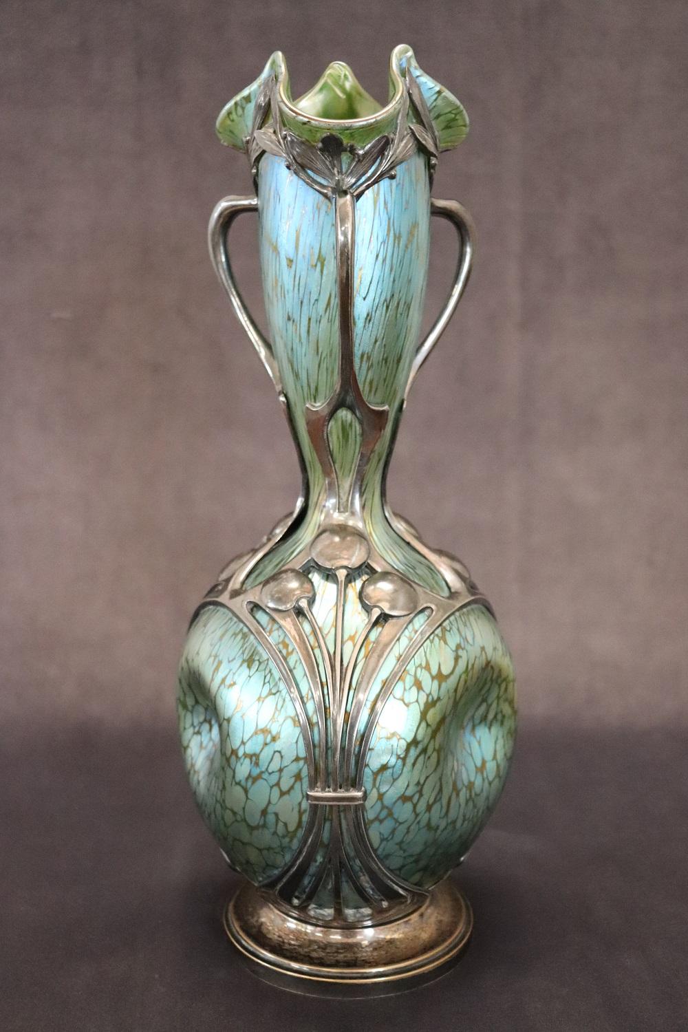 ヨハン レッツ ヴィトヴェ Johann Loetz witwe vase ヨハン レッツ