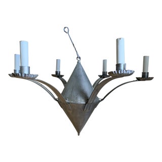 Virginia Metalcrafters Rustic Chandelier For Sale