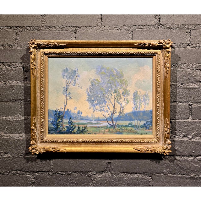 Impressionist Atmospheric 1920 Impressionist Landscape by Irving K. Manoir For Sale - Image 3 of 13