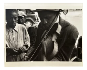 Ben Shahn, Blind Street Musician, 1970, Photograph