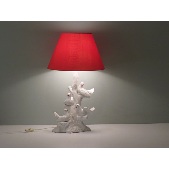 Mid-Century Modern Vintage Italian Ceramic Table Lamp For Sale - Image 3 of 13