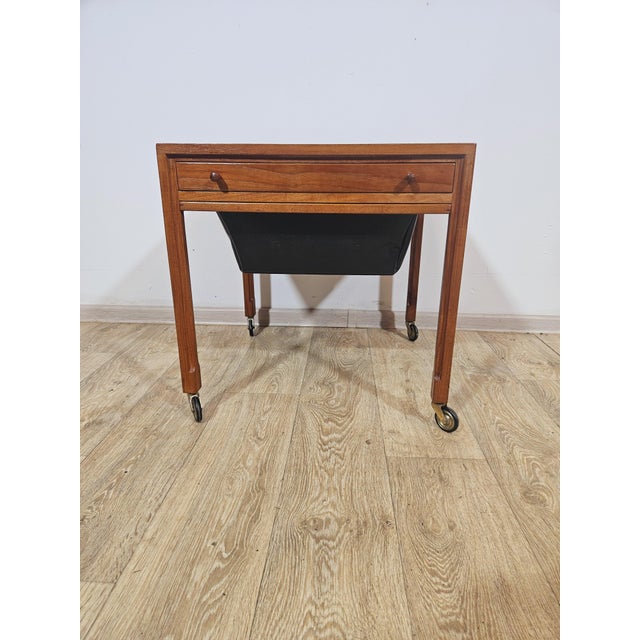Mid-Century Modern Sewing Table in Teak, Denmark, 1950s-1960s For Sale - Image 16 of 18