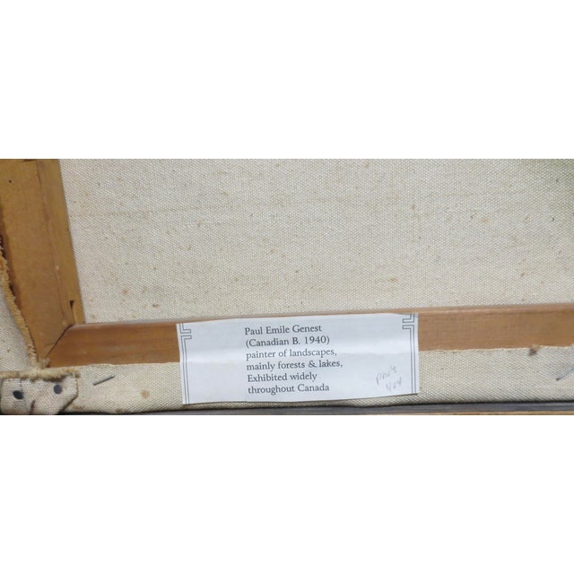 Modern Paul Emile Genest Expressionist Landscape For Sale - Image 3 of 10