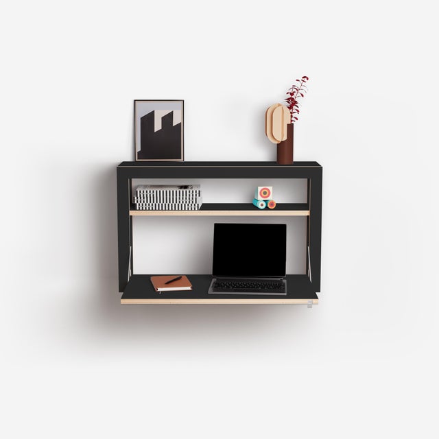 80x50x20 Folding Wall Desk with Storage from Ambivalenz For Sale - Image 14 of 18