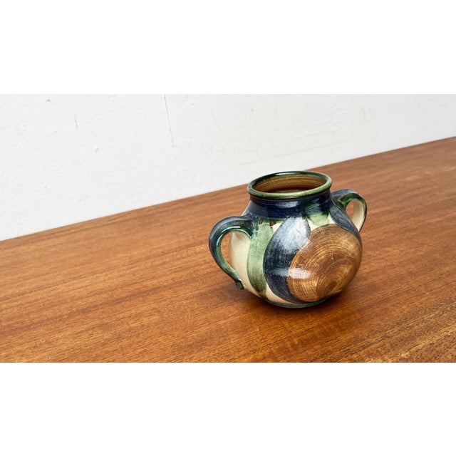 Mid-Century German Studio Pottery Vase, 1960s For Sale - Image 5 of 16