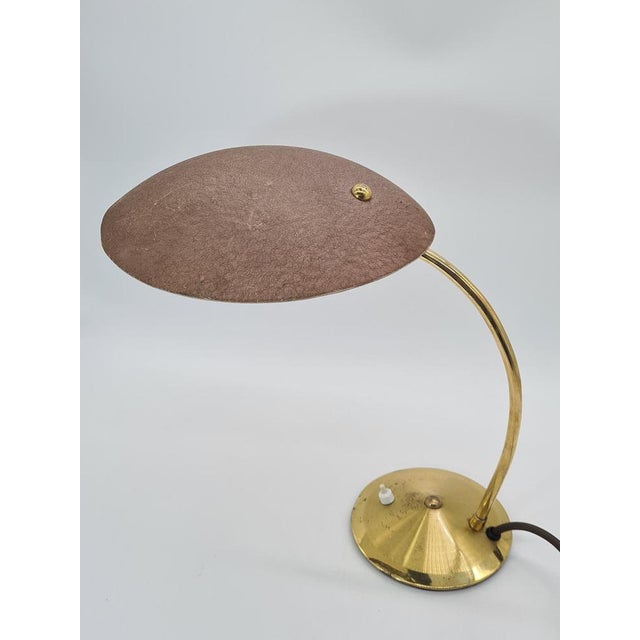 Vintage Brass Table Lamp, 1960s For Sale - Image 3 of 13