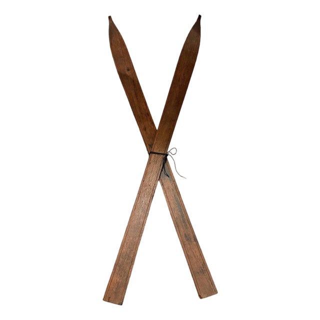 Antique Wood Skis For Sale