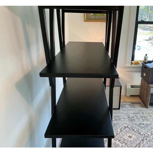 Black 1980s Bookcase " Nuvola Rossa" by Vico Magistretti for Cassina For Sale - Image 8 of 14