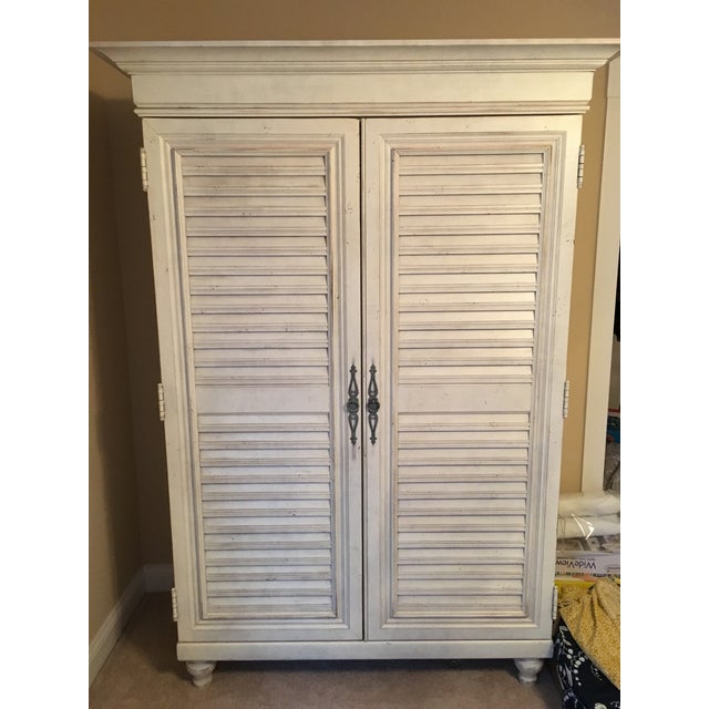 Tommy Bahama Louvered Door Armoire Chairish