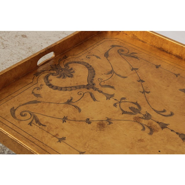 Ej Victor Neoclassical Large Tray Top Coffee Table For Sale - Image 11 of 15