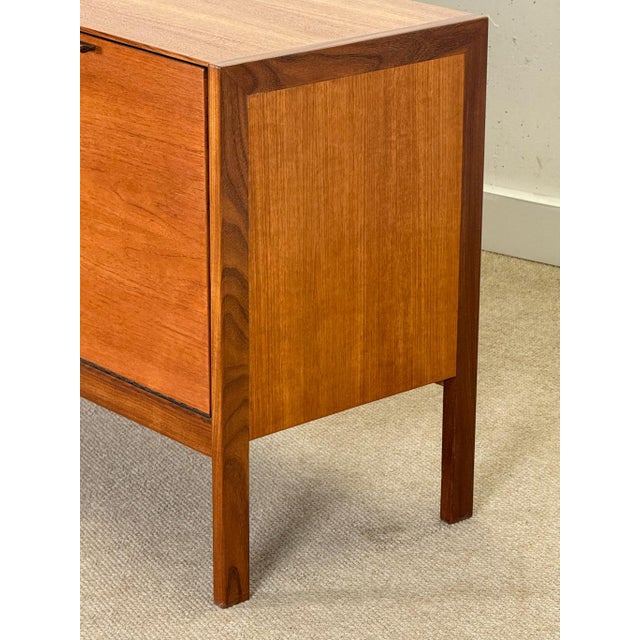 Mid-Century Sideboard with Brown Leather Handles by Meredew, 1960s For Sale - Image 11 of 18