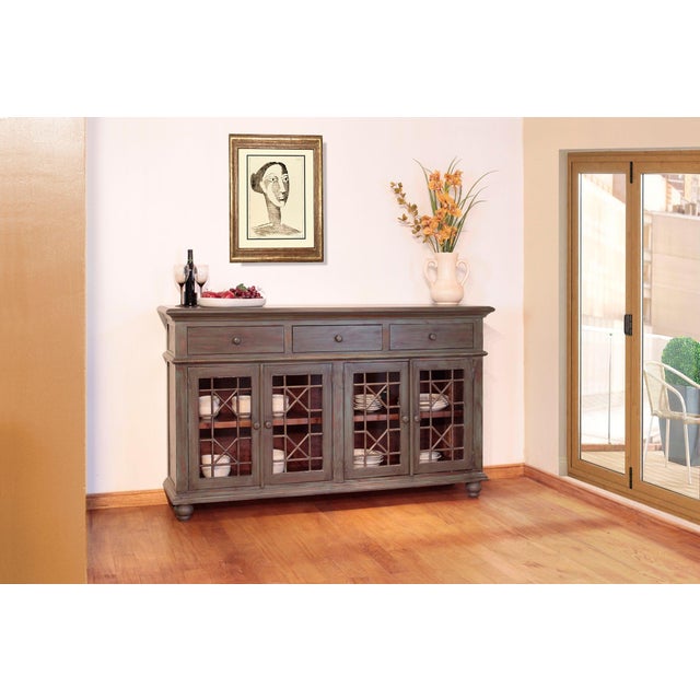 Vineyard Collection: Distressed and rustic wood with organic designs on the door panels. Well built and blends in with...