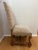 Animal Skin Dining Chairs, Kreiss Rousseau Upholstered With Suede Backs- Set of 4 For Sale - Image 7 of 9