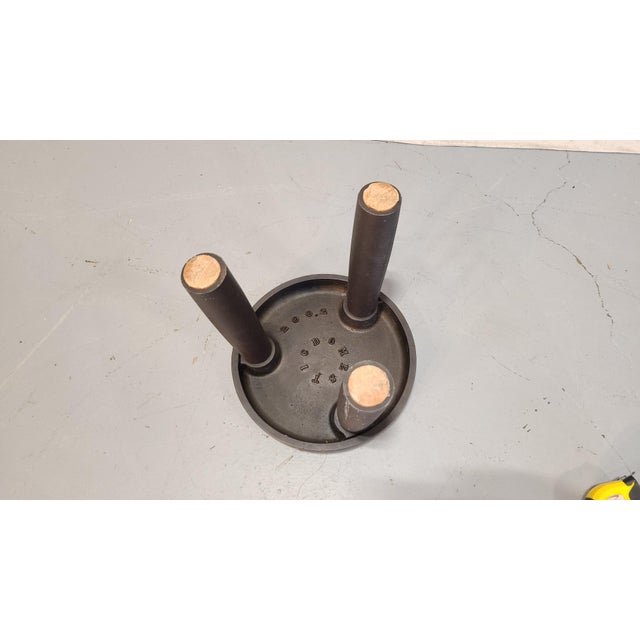 2000 - 2009 Roy McMakin Cast Iron Stool For Sale - Image 5 of 6