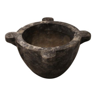 19c French Marble Mortar Bowl For Sale