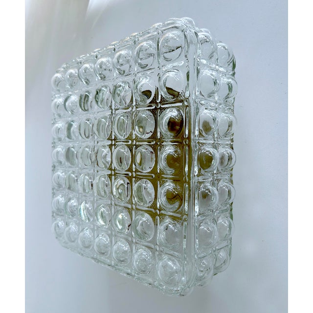 1960s Vintage Bubble Glass Wall Light from Erco, 1970s For Sale - Image 5 of 16