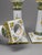 French Set of Four Lord & Taylor French Faience Napoleonic Style Eagle Candlesticks For Sale - Image 3 of 9