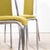 Olive Green Upholstered Chrome Framed Stacking Dining Chairs, 1980s, Set of 8 For Sale - Image 3 of 12